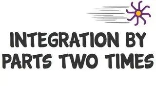 Rapid calculus - integration by parts two times (KristaKingMath)
