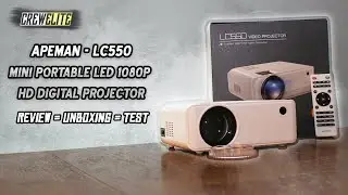 Apeman - LC550 Mini Portable LED 1080P HD Digital Projector | 2020's Best Projector [REVIEW]