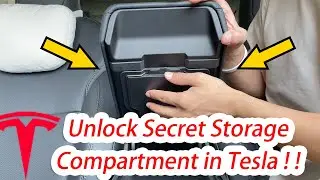 Revolutionize Your Storage with Tesla Model 3 Highland Armrest Hidden Storage Compartment