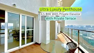 Ready Possession 4.5 BHK Penthouse with Private Lift + hug terrace | Billionaire Living Pune|Homz 51
