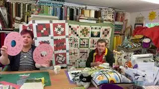 A special witter with Crafty UK!!! Block 4 of Witter Quilt 5 Logcabin variations.
