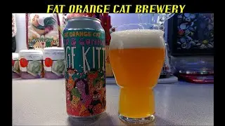 Fat Orange Cat Brewery ~ Dazed & Confused Teenage Kittens NEIPA