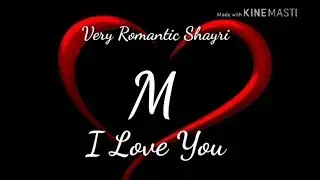 M letter Status 😣very heart touching shayri 😣love shayri 😣