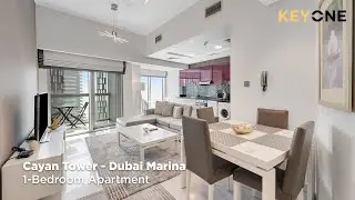 1BR Cayan Tower Apartment by Key One Holiday Homes | Dubai Marina