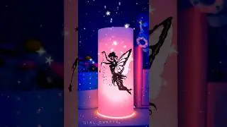 Amazing fairy night lamp 🧚&zwj;♀️#craft #diy