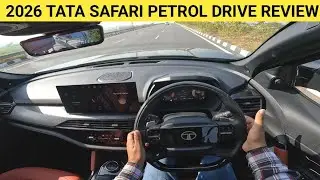 2026 New Tata Safari Petrol Drive Review | ADAS Level2+ Performance  Mileage interior Features