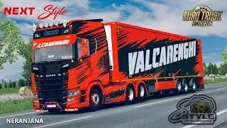 ETS 2 Mod | Next Gen Scania Valcarenghi + Combo Trailer Skin Pack [ETS2 v1.35] *Best Skin Pack*