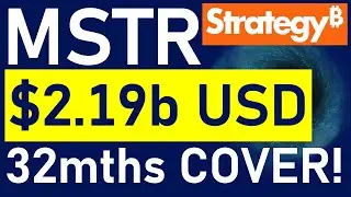 MSTR Stock: Saylor Ups Cash Reserves to $2.19b, 32mnths Cash Dividend Coverage! (BTC coverage 73yrs)