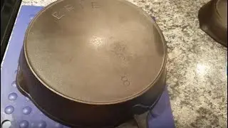 ERIE Pre-Griswold Antique Cracked #8 Cast Iron Skillet on Auction | Why I've Been Gone