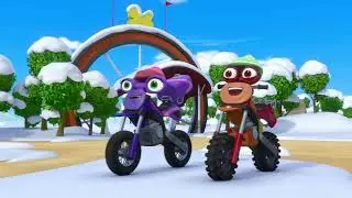 Ricky Zoom | Ricky's Ski Day / Dasher's Snow Castle | DOUBLE EPISODE | Cartoon for Kids