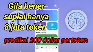 PREDIKSI TOK KOIN AKAN LISTING DI HARGA 200 DOLLAR PERTOKEN‼️