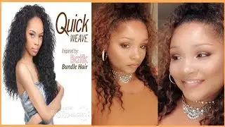 Outre Peruvian Half Wig| HAIRSTYLE TUTORIAL #BABYDEECHANNEL