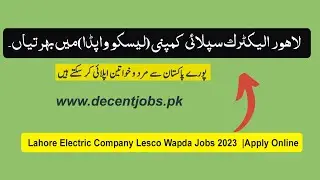 Lahore Electric Supply Company LESCO Jobs 2023