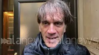 Davide Oldani ai funerali del 