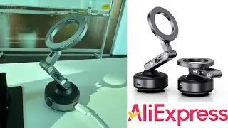 Car Phone Holder Magnetic 360&deg; Rotating Vacuum Suction Stand AliExpress