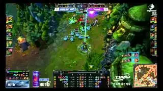 Samsung Galaxy Blue VS CJ Entus Frost - Game 3 -OGN Champions Spring 2014 Quarterfinals