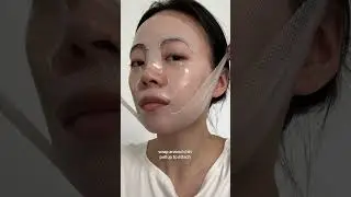 trying 3D Lifting Gel Mask #bioheal #antiaging #gelmask #skincare #koreanskincare #amazonfinds #shor