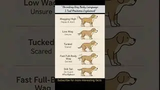 Is Your Dog Happy or Scared? Check The Tail! 🧐 #gorillatag