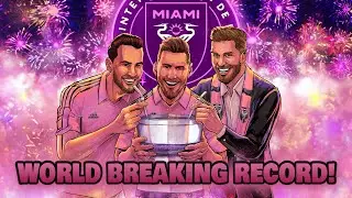 Lionel Messi New World Record in Inter Miami!