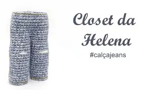 Closet da Helena  - Calça Jeans  -  por @ArteeManhaKids