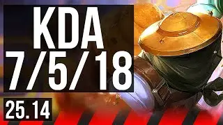 SINGED vs WARWICK (TOP) | 700+ games, 37k DMG | KR Master | 25.14