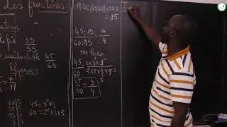 Cours - Cinquième - Mathématiques : les fractions / suite 1 /M. Gueye