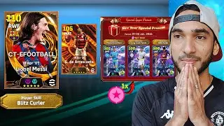 Messi Big Time Blitz Curler / Arrascaeta e Contrato direto Revelado no eFootball 26 Mobile
