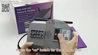 Unboxing LS VISION 4K 8MP Solar Camera Dual Lens Review Aliexpress