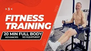 Ganzkörpertraining ohne Geräte | 20 Minuten Intensiv für Fortgeschrittene | Zerstör dich selbst!
