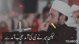 Eid miladun Nabi ﷺ whatsapp status Tariq Jameel Sahib very nice bayan