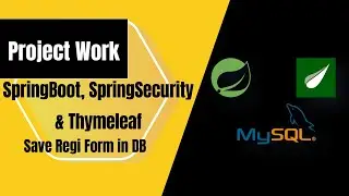 #44: Saving Registration Form in Dagtabase | Springboot and Thymeleaf project