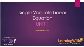 SVLE Unit 1