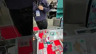 BIGGEST Trade Coin Flip in Dallas🙌 #dallascardshow #sportscards #cardcommunity #cardshop #coinflip