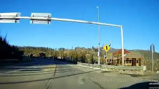 Driving through Granby, CO on 11/18/17. 8x Timelapse.