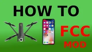 How to set the Parrot Anafi in FCC with and iPhone