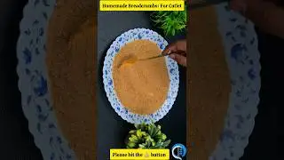 Easy Bread Crumbs for any Cutlet #shorts #breadcrumb #bread