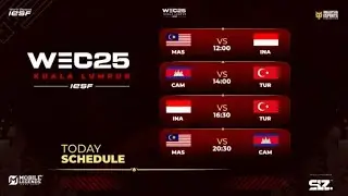 MLBB | MALAYSIA VS CAMBODIA | GRAND FINALS|IESF WEC25 |GAME 3 |#MOBILELEGENDS