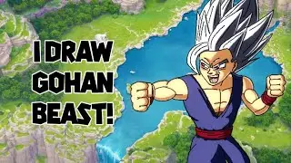 I drew Gohan Beast! #drawing #dragonballsuper #art #gohan #beast