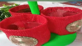 Waste water bottles spoon holder //best out of waste //kitchen organizer making//DIy spoon holder