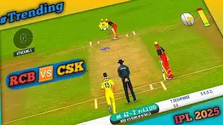 RCB 🆚 CSK TATA IPL MATCH 20025 ll TRENDING DRAMA GAME PLAY CRICKET #trending_on_#1million 