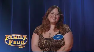 Family Farr take on the Fast Money round I Family Feud Malta 2024