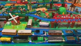 The Vicarage Orchard ~ PLARAIL 2nd generation talking Thomas, Percy, James, Gordon, Henry, & Edward