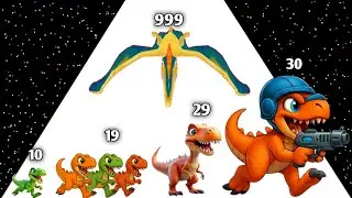 Dinosaur Evolution: Runner Game | Power Up Gameplay