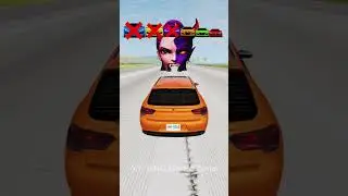 Big and Small Car vs Rumi Half Demon - BeamNG.Drive
