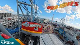 Wild Waves backrow on-ride 5K POV - Playland's Castaway Cove NJ