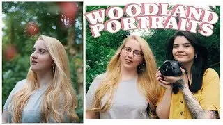 shooting woodland portraits 📷🌿 photography vlog