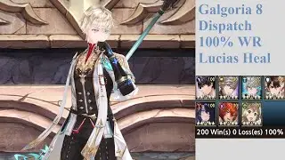 King's Raid: Galgoria Stage 8 (Dispatch 100% WR) - Lucias Heal (ft Crow & Chase)