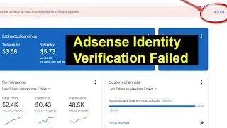 Google Adsense Identity Verification Failed - Solved it 2019 in Hindi Video