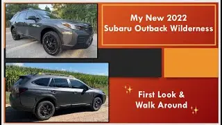 My NEW 2022 Subaru Outback Wilderness : Walk Around & First Look