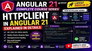 HttpClient in Angular 21 | HttpClient in Angular | Angular 21 tutorials in Hindi
